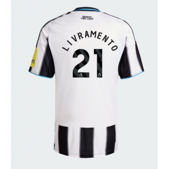 Newcastle United Tino Livramento #21 Maglia Gara Casa Repliche 2025-26 Maniche Corte
